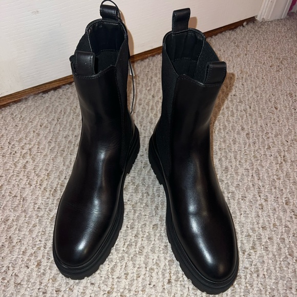 Zara Leather Ankle Boot - Picture 5 of 7